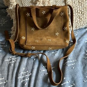 Madewell Mini Tote Suede